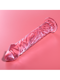 Nebula Series by Ibiza - Modelo 12 Dildo Cristal Rosa 17 cm Ø 3.5 cm