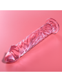 Nebula Series by Ibiza - Modelo 12 Dildo Cristal Rosa 17 cm Ø 3.5 cm