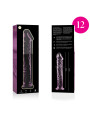 Nebula Series by Ibiza - Modelo 12 Dildo Cristal Rosa 17 cm Ø 3.5 cm