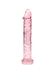 Nebula Series by Ibiza - Modelo 12 Dildo Cristal Rosa 17 cm Ø 3.5 cm