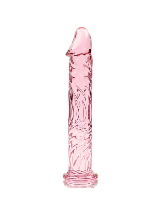 Nebula Series by Ibiza - Modelo 12 Dildo Cristal Rosa 17 cm Ø 3.5 cm