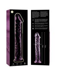 Nebula Series by Ibiza - Modelo 12 Dildo Cristal Rosa 17 cm Ø 3.5 cm
