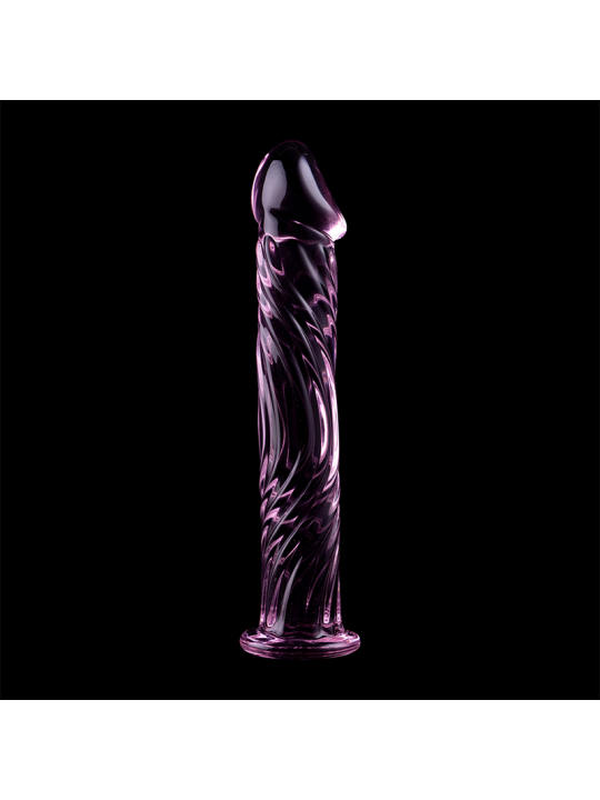 Nebula Series by Ibiza - Modelo 12 Dildo Cristal Rosa 17 cm Ø 3.5 cm