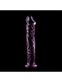 Nebula Series by Ibiza - Modelo 12 Dildo Cristal Rosa 17 cm Ø 3.5 cm