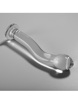 Nebula Series by Ibiza - Modelo 18 Dildo Cristal Transparente 18.5 cm Ø 3.5 cm