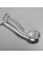 Nebula Series by Ibiza - Modelo 18 Dildo Cristal Transparente 18.5 cm Ø 3.5 cm