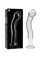 Nebula Series by Ibiza - Modelo 18 Dildo Cristal Transparente 18.5 cm Ø 3.5 cm