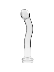 Nebula Series by Ibiza - Modelo 18 Dildo Cristal Transparente 18.5 cm Ø 3.5 cm