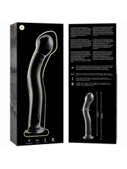 Nebula Series by Ibiza - Modelo 18 Dildo Cristal Transparente 18.5 cm Ø 3.5 cm
