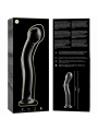 Nebula Series by Ibiza - Modelo 18 Dildo Cristal Transparente 18.5 cm Ø 3.5 cm