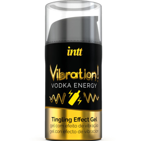 INTT - Potente Estimulante Íntimo Gel Vibrador Liquido Vodka 15 ml