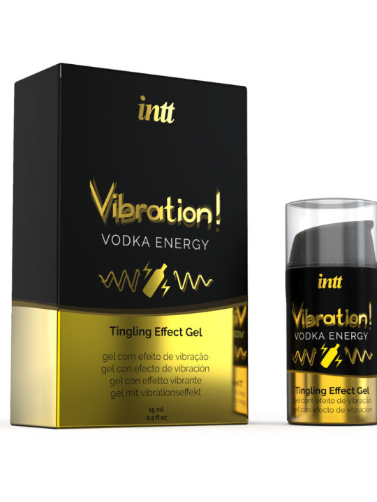 INTT - Potente Estimulante Íntimo Gel Vibrador Liquido Vodka 15 ml