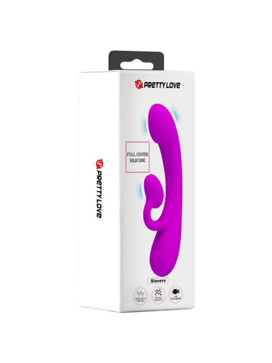 Pretty Love - Sincere Vibrador y Succionador de Clítoris Silicona Morado