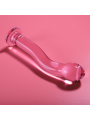 Nebula Series by Ibiza - Modelo 18 Dildo Cristal Rosa 18.5 cm Ø 3.5 cm