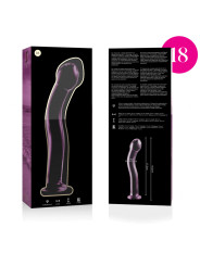 Nebula Series by Ibiza - Modelo 18 Dildo Cristal Rosa 18.5 cm Ø 3.5 cm