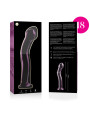 Nebula Series by Ibiza - Modelo 18 Dildo Cristal Rosa 18.5 cm Ø 3.5 cm