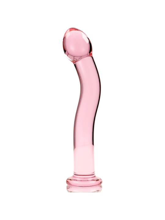 Nebula Series by Ibiza - Modelo 18 Dildo Cristal Rosa 18.5 cm Ø 3.5 cm