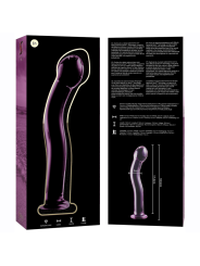 Nebula Series by Ibiza - Modelo 18 Dildo Cristal Rosa 18.5 cm Ø 3.5 cm