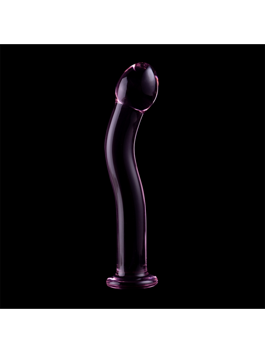Nebula Series by Ibiza - Modelo 18 Dildo Cristal Rosa 18.5 cm Ø 3.5 cm