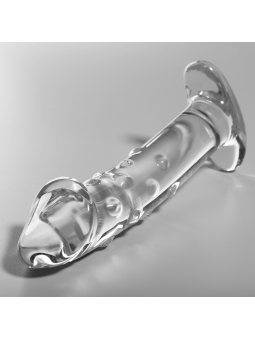 Nebula Series by Ibiza - Modelo 19 Dildo Cristal Transparente 18.5 cm Ø 4 cm