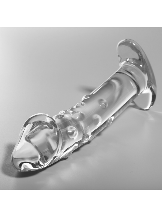 Nebula Series by Ibiza - Modelo 19 Dildo Cristal Transparente 18.5 cm Ø 4 cm