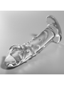 Nebula Series by Ibiza - Modelo 19 Dildo Cristal Transparente 18.5 cm Ø 4 cm