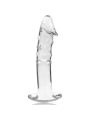 Nebula Series by Ibiza - Modelo 19 Dildo Cristal Transparente 18.5 cm Ø 4 cm