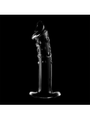 Nebula Series by Ibiza - Modelo 19 Dildo Cristal Transparente 18.5 cm Ø 4 cm