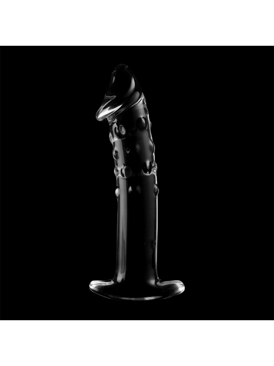 Nebula Series by Ibiza - Modelo 19 Dildo Cristal Transparente 18.5 cm Ø 4 cm