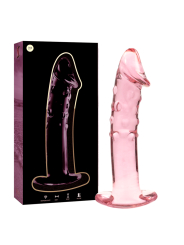 Nebula Series by Ibiza - Modelo 19 Dildo Cristal Rosa 18.5 cm Ø 4 cm