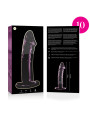 Nebula Series by Ibiza - Modelo 19 Dildo Cristal Rosa 18.5 cm Ø 4 cm