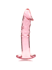 Nebula Series by Ibiza - Modelo 19 Dildo Cristal Rosa 18.5 cm Ø 4 cm
