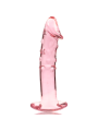 Nebula Series by Ibiza - Modelo 19 Dildo Cristal Rosa 18.5 cm Ø 4 cm
