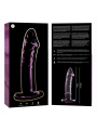 Nebula Series by Ibiza - Modelo 19 Dildo Cristal Rosa 18.5 cm Ø 4 cm