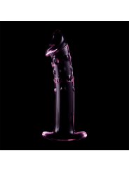 Nebula Series by Ibiza - Modelo 19 Dildo Cristal Rosa 18.5 cm Ø 4 cm