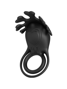 Pretty Love - Ruben Anillo Vibrador 7 Vibraciones Silicona Negro