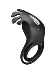 Pretty Love - Ruben Anillo Vibrador 7 Vibraciones Silicona Negro