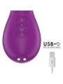 Intense - Apolo Vibrador Multifunción Recargable 7 Vibraciones con Lengua Oscilante Morado