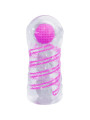 Pretty Love - Masturbador Masculino Fantasy Espiral Interna y Bolas Transparente