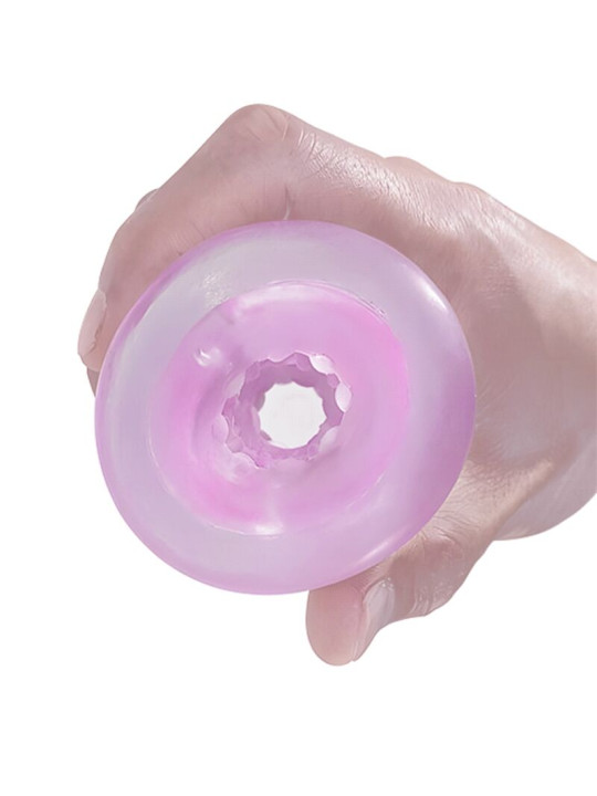 Pretty Love - Masturbador Masculino Fantasy Espiral Interna y Bolas Transparente