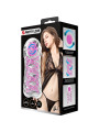 Pretty Love - Masturbador Masculino Fantasy Espiral Interna y Bolas Transparente