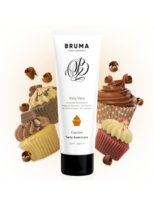 Bruma - Gel Deslizante con Aloe Vera Sabor a Tarta Americana 100 ml