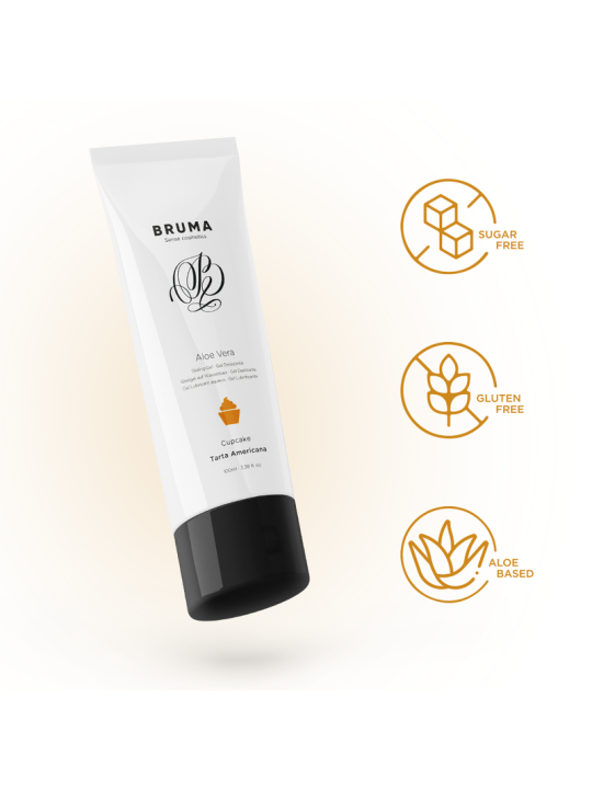 Bruma - Gel Deslizante con Aloe Vera Sabor a Tarta Americana 100 ml