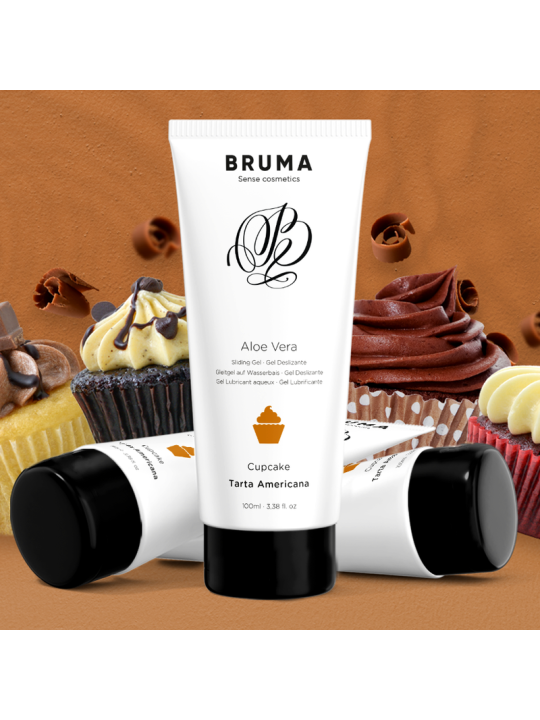 Bruma - Gel Deslizante con Aloe Vera Sabor a Tarta Americana 100 ml