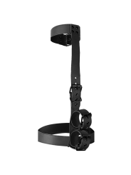 Fetish Submissive Bondage - Conjunto de Sujeción para el Cuerpo de Cuello y Muñequeras