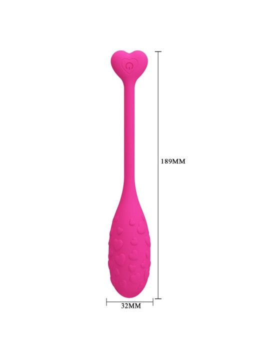 Pretty Love - Huevo Vibrador Pescador Rosa Controlado por APP