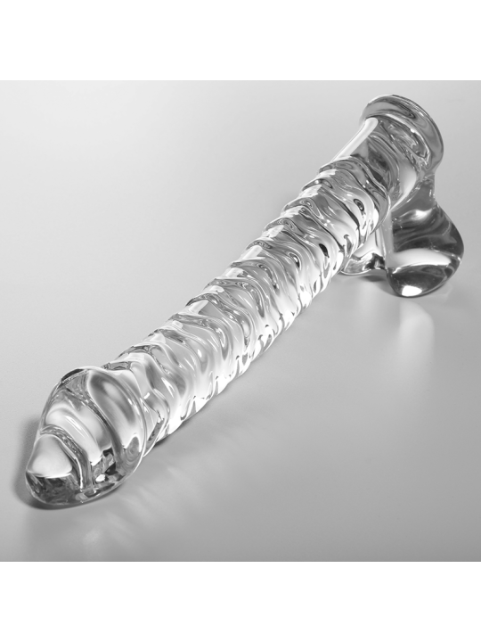 Nebula Series by Ibiza - Modelo 23 Dildo Cristal Transparente 21.5 cm Ø 4 cm