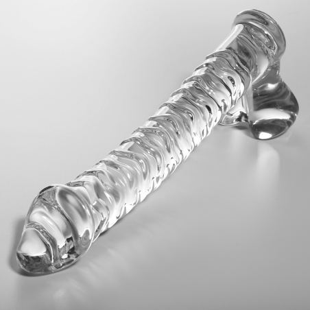 Nebula Series by Ibiza - Modelo 23 Dildo Cristal Transparente 21.5 cm Ø 4 cm