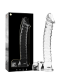 Nebula Series by Ibiza - Modelo 23 Dildo Cristal Transparente 21.5 cm Ø 4 cm