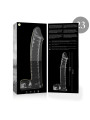 Nebula Series by Ibiza - Modelo 23 Dildo Cristal Transparente 21.5 cm Ø 4 cm